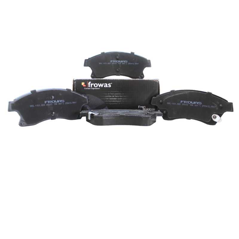 OPEL ASTRA J 1.4 BENZİNLİ ÖN FREN BALATA TAKIMI FROW 3801101003 - 1605169